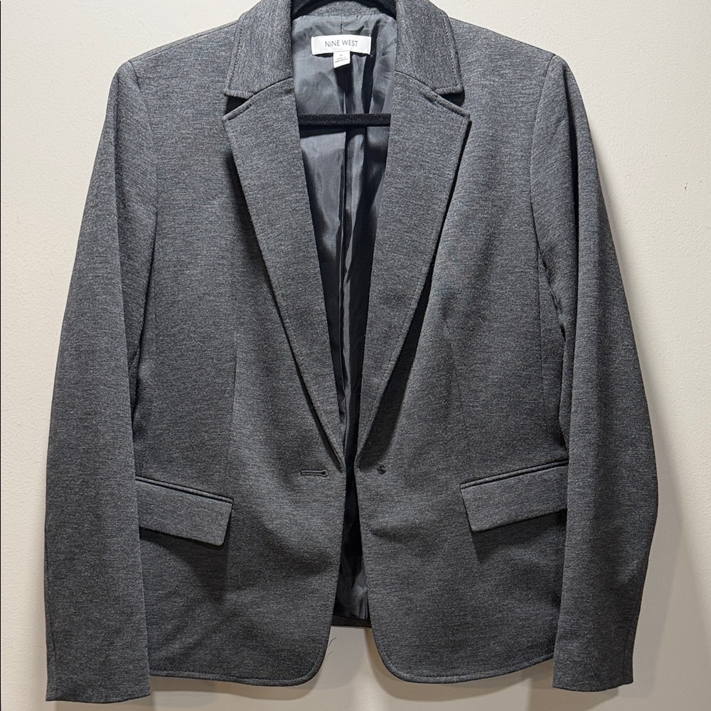 Nine West Gray Blazer